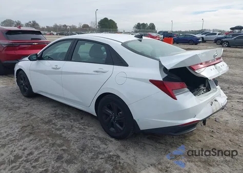2023 Hyundai Elantra Hybrid Blue from USA, damaged, VIN KMHLM4AJ0PU044675